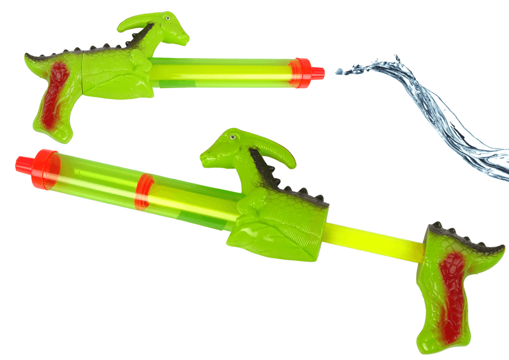 Vodna pištola dinozaver LEAN TOYS, 40 cm, zelena