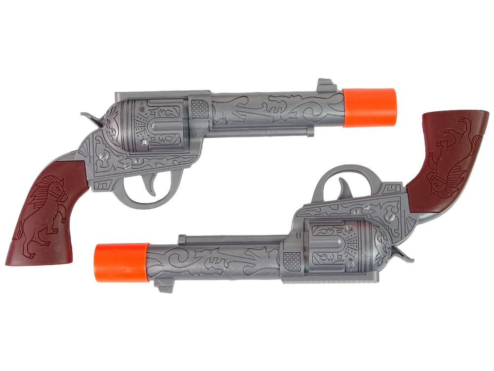 Kovbojski set LEAN TOYS: 2 pištoli, pas, ostroge 3