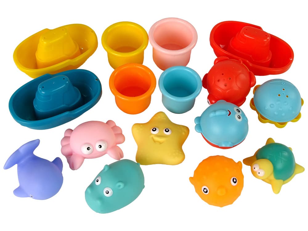 Komplet za kopanje LEAN TOYS, morska bitja, 17 kosov 3