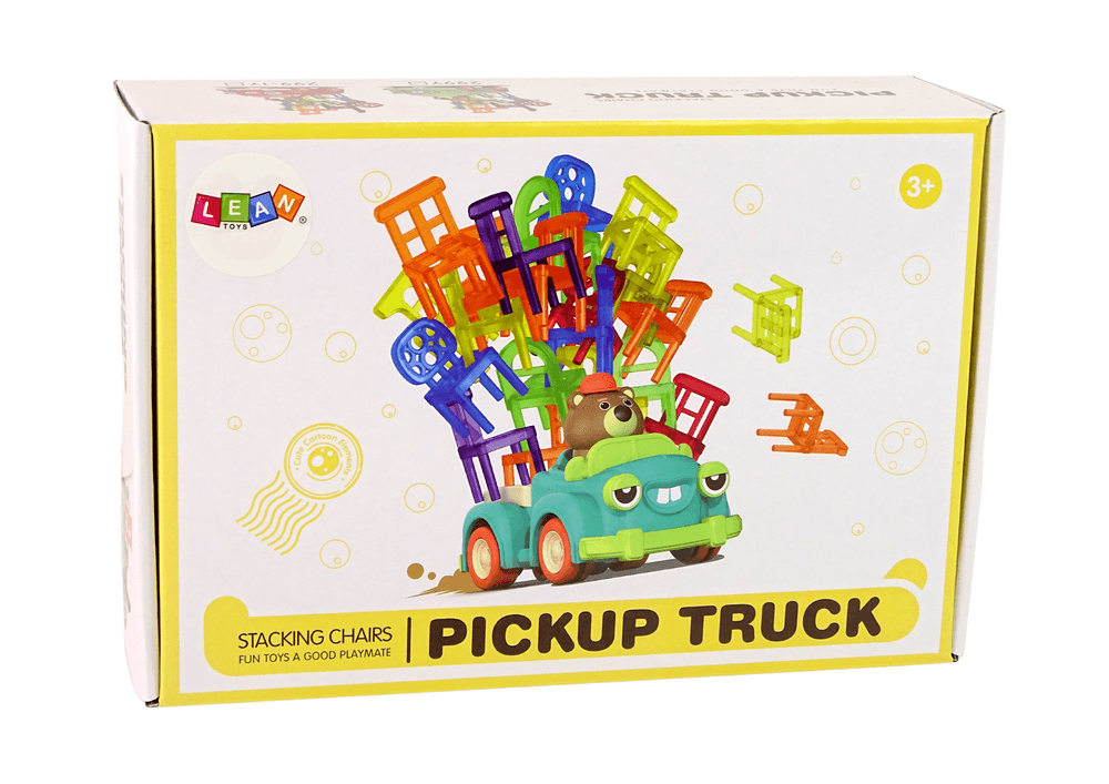Igra spretnosti LEAN TOYS: Padajoči stoli, avto 6