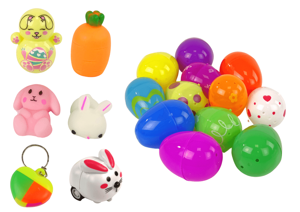 Komplet velikonočnih jajčk Fidget Toys, zajčkova torbica 2