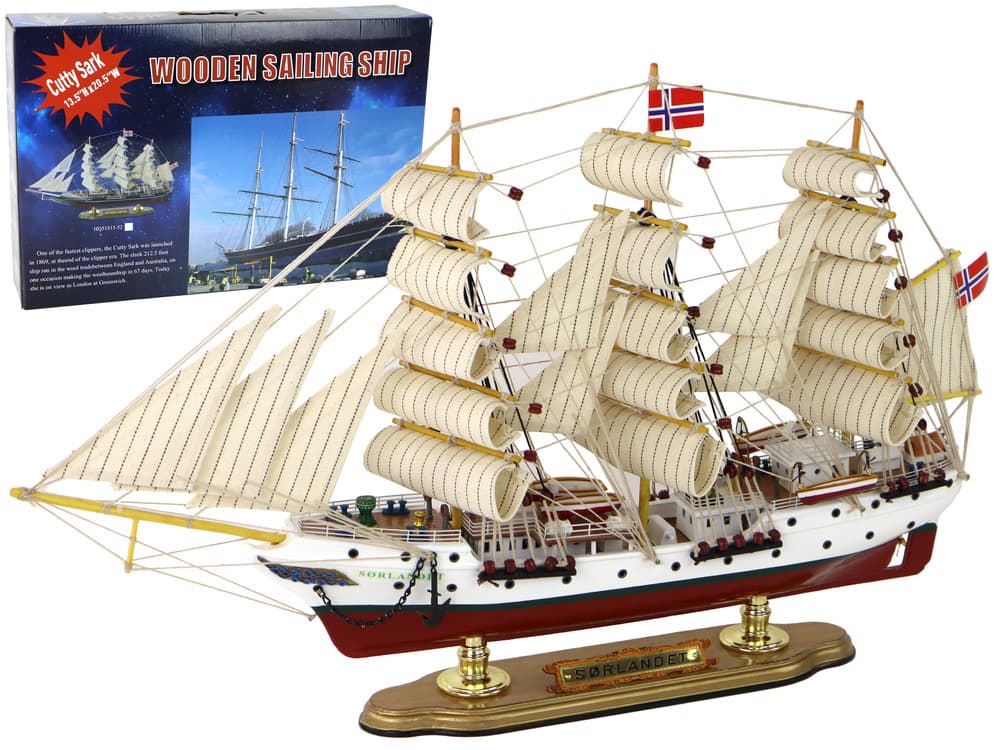 Lesena ladja jadranica 'Sorlandet' LEAN TOYS