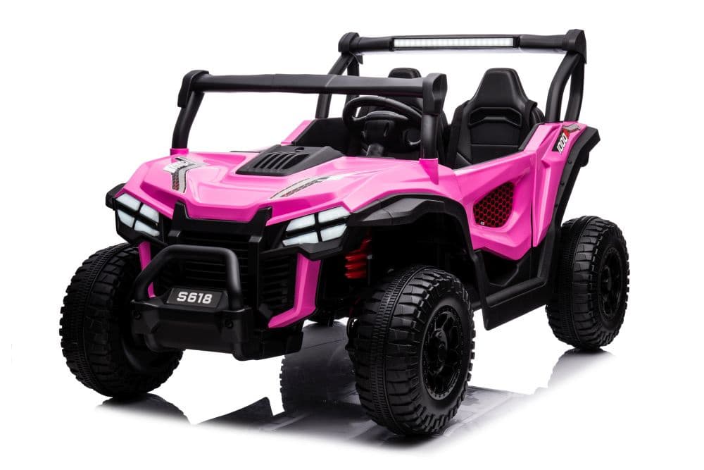 Otroški akumulatorski avto LEAN CARS S618 4x4 roza 5