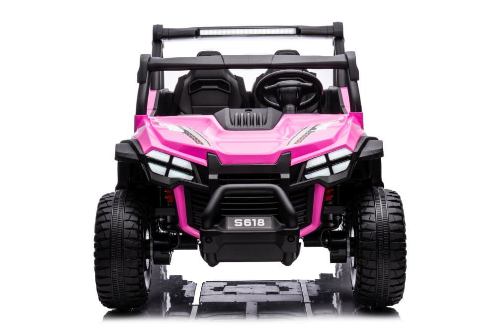 Otroški akumulatorski avto LEAN CARS S618 4x4 roza 6