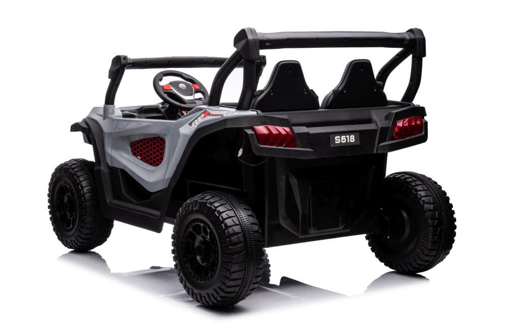 Otroški akumulatorski avto LEAN CARS S618 4x4 siv 3