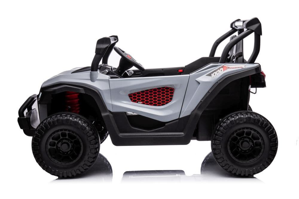 Otroški akumulatorski avto LEAN CARS S618 4x4 siv 4