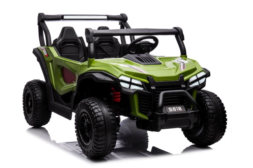 Otroški akumulatorski avto LEAN CARS S618 4x4 zelen