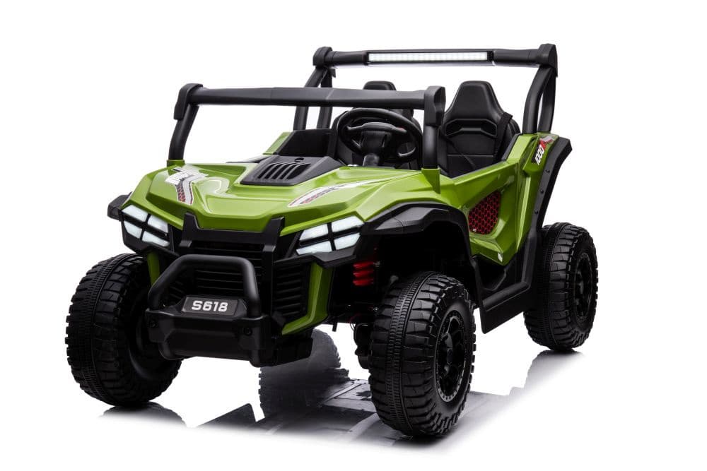 Otroški akumulatorski avto LEAN CARS S618 4x4 zelen 4