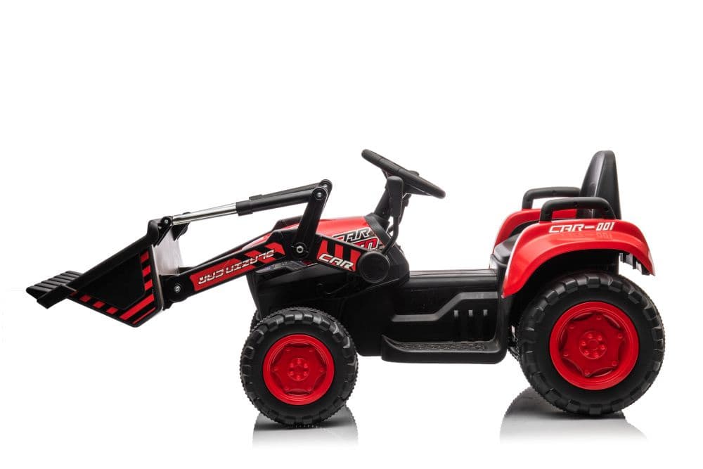 Traktor na akumulator z žlico BW-X002A Rdeč LEAN CARS 5