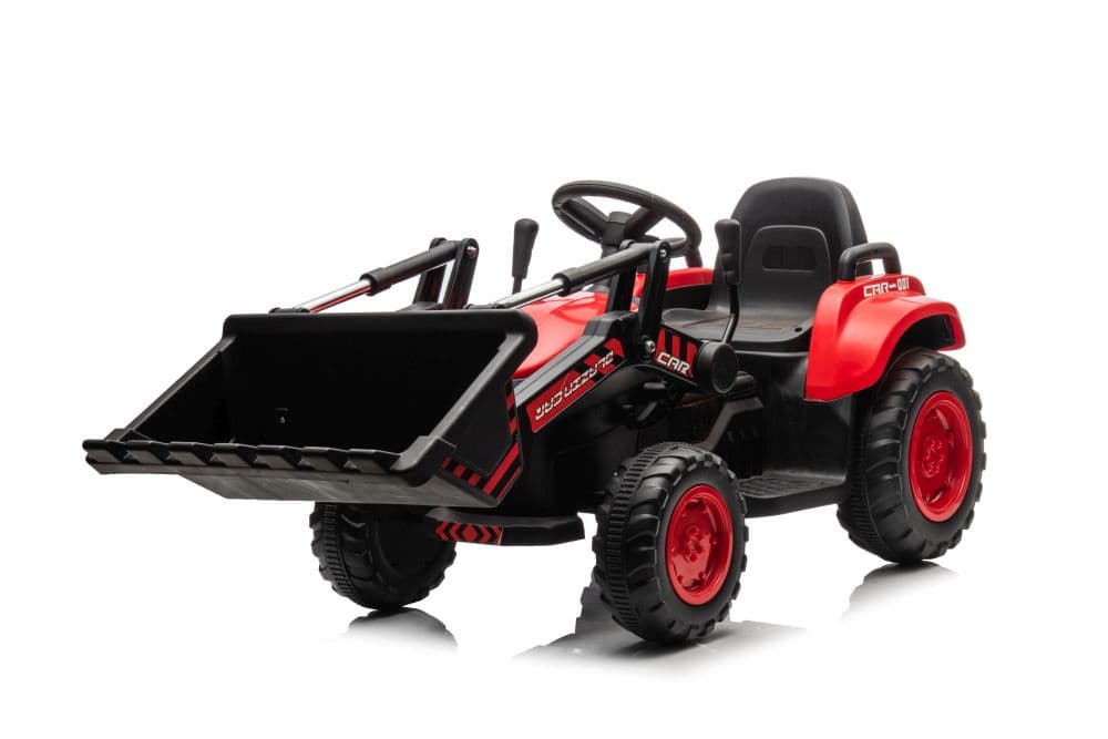 Traktor na akumulator z žlico BW-X002A Rdeč LEAN CARS 6
