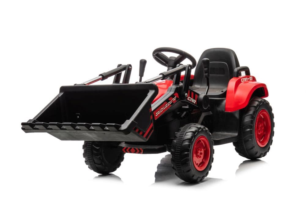 Traktor na akumulator z žlico BW-X002A Rdeč LEAN CARS 7