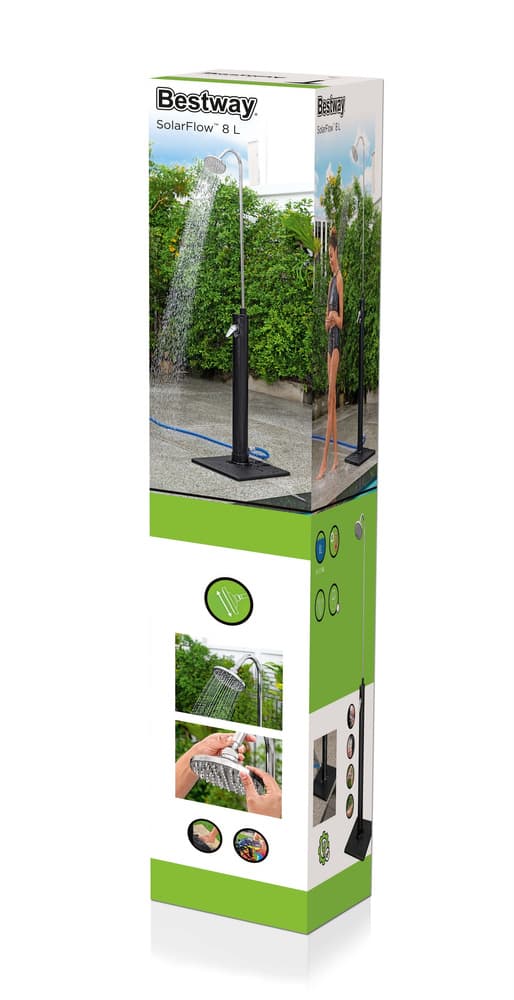 Solarni tuš za bazen BESTWAY 8L, višina 218 cm 7