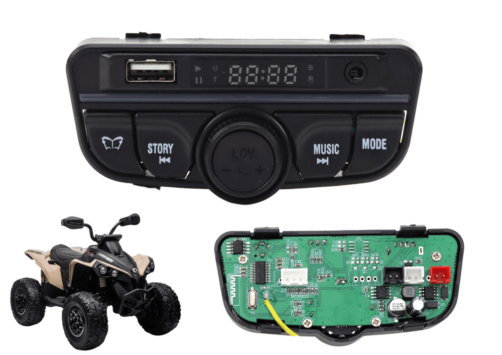 Glasbeni panel LEAN CARS 12V