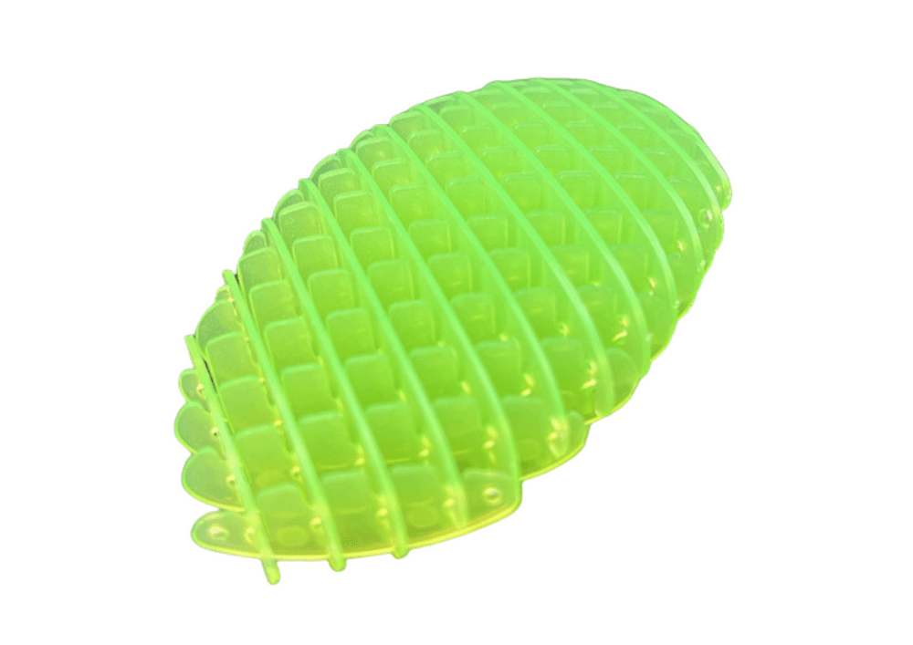 LEAN TOYS Fidget igrača, zelena, antistresna, senzorična, 5 cm