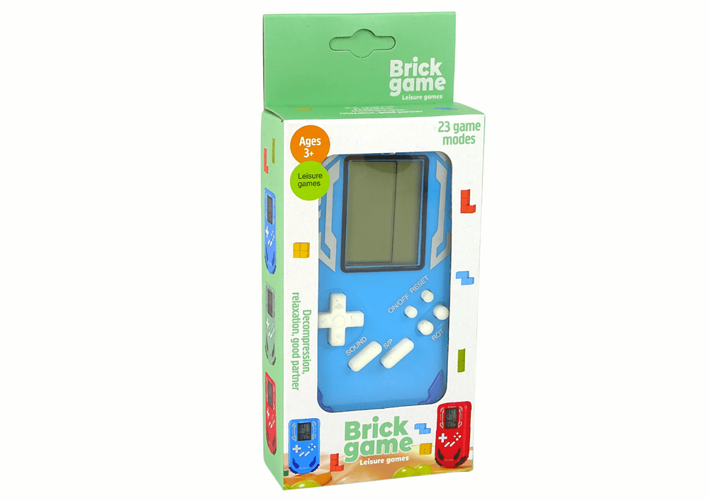 LEAN TOYS Prenosna igrača konzola Brick Game, modra 3