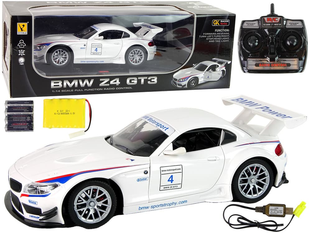 LEAN TOYS RC avto BMW Z4 z akumulatorjem, bela
