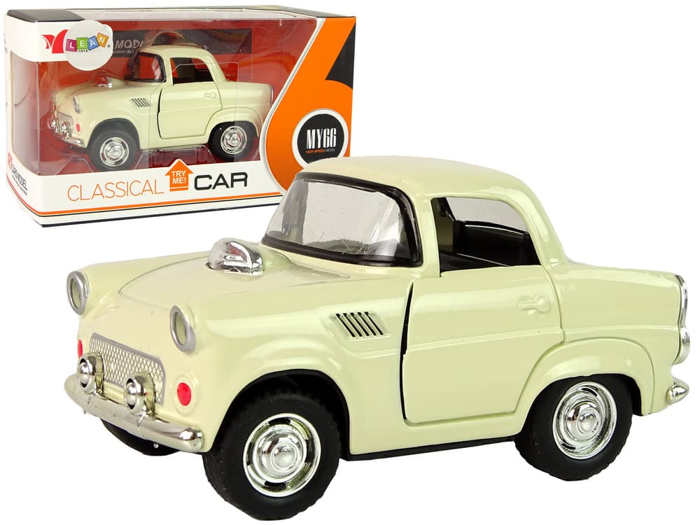LEAN TOYS Kovinski avtomobilček "Klasik" z zvokom