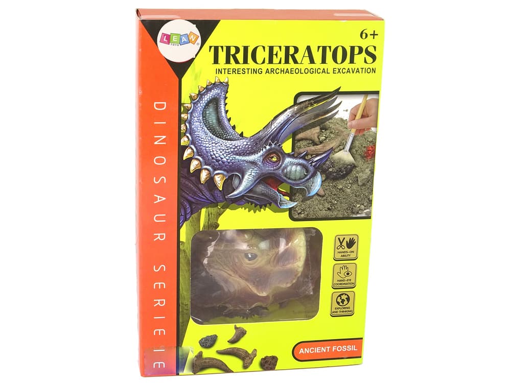 LEAN TOYS Edukacijski komplet: Arheološka izkopavanja - Triceratops 4
