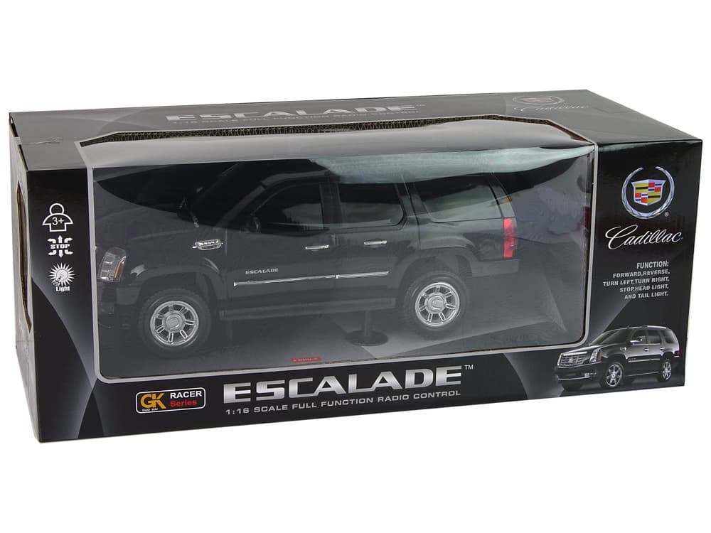LEAN TOYS RC Cadillac Escalade, črn, luči, zvok, 1:16 7