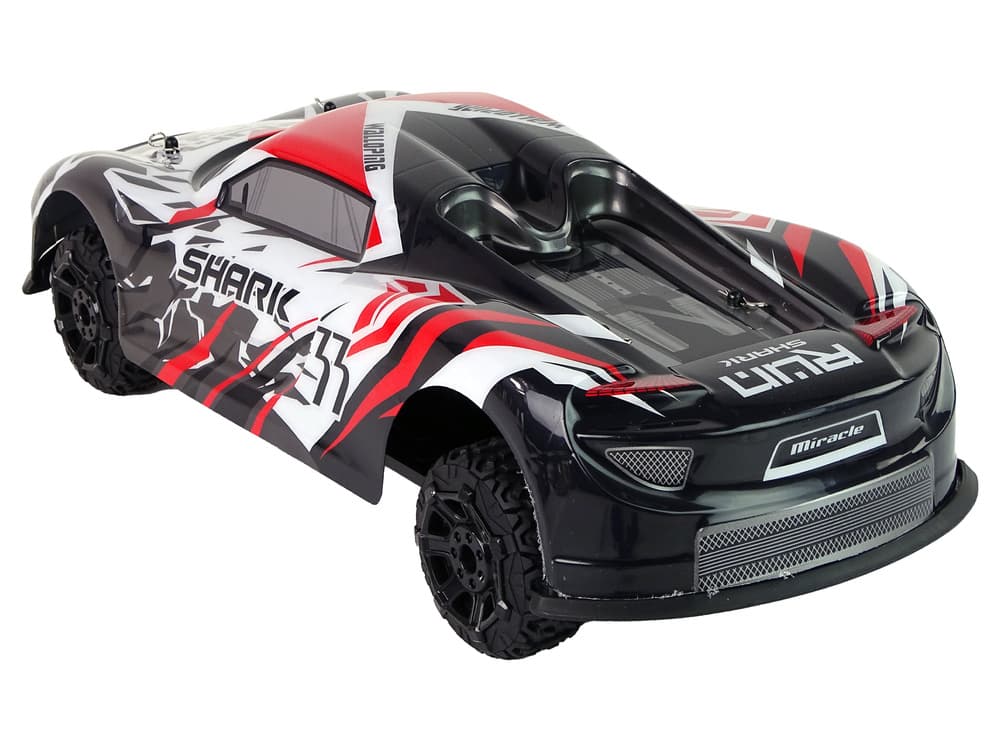 LEAN TOYS Športni avtomobil RC, 1:8, sivo-bel 3