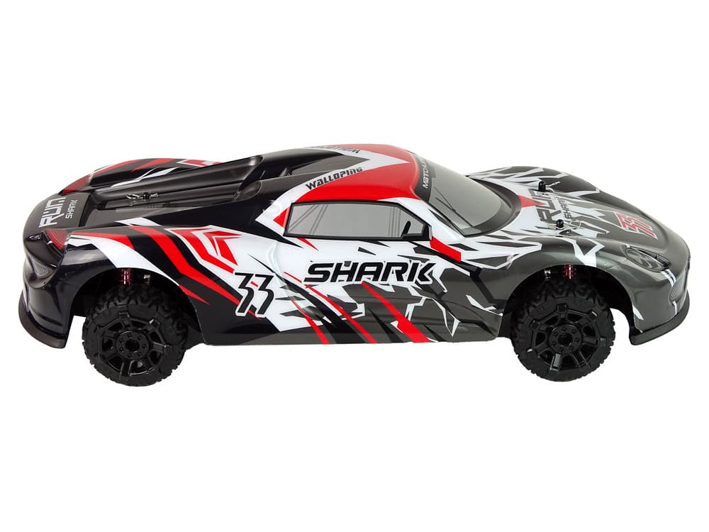 LEAN TOYS Športni avtomobil RC, 1:8, sivo-bel 4