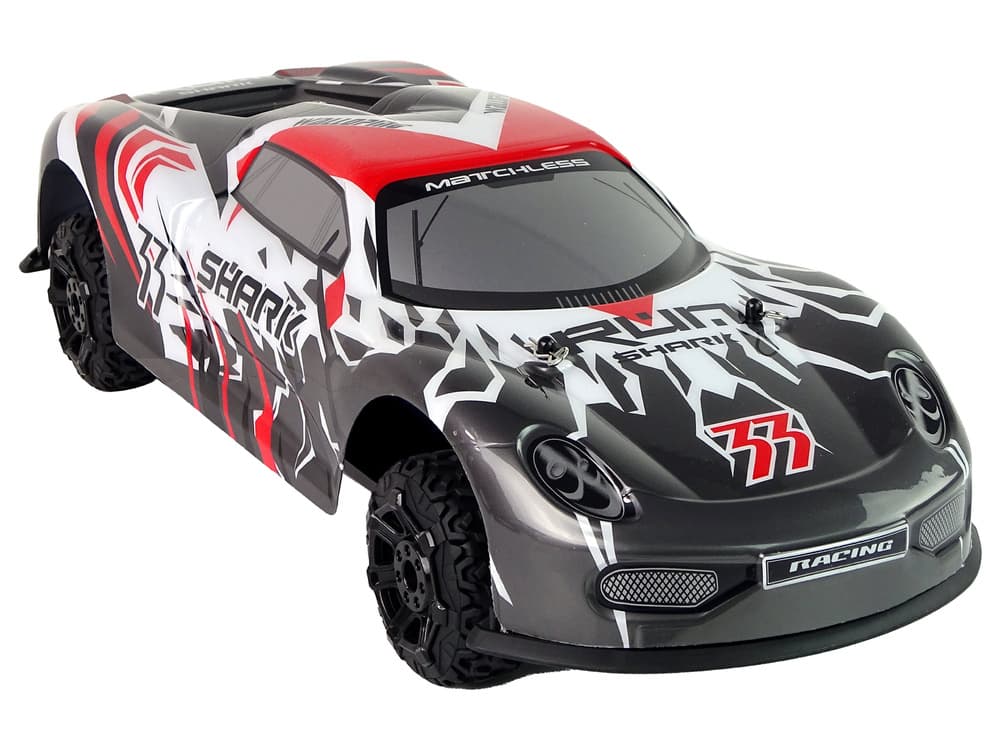 LEAN TOYS Športni avtomobil RC, 1:8, sivo-bel 5