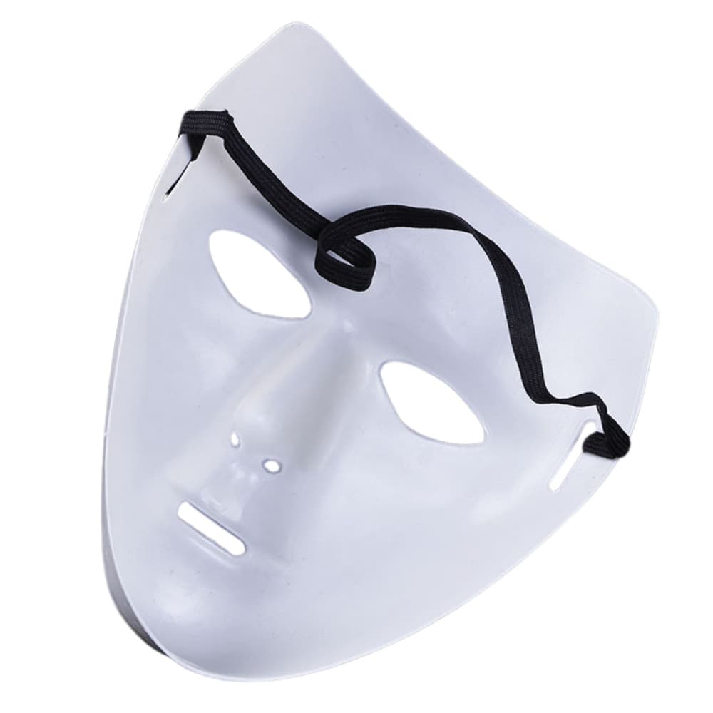 Maska Anonim (LEAN TOYS) za pustne, karneval, črna/rdeča 5