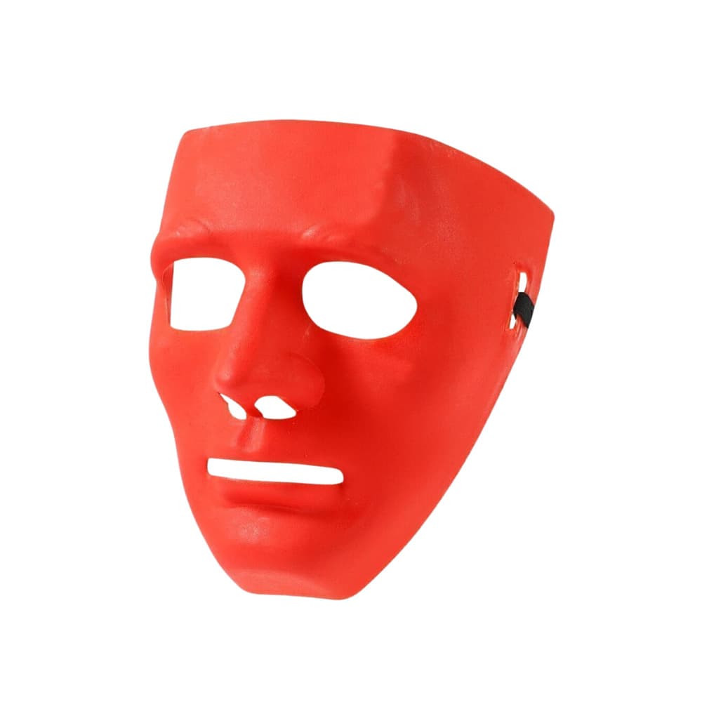 Maska Anonim (LEAN TOYS) za pustne, karneval, črna/rdeča 3