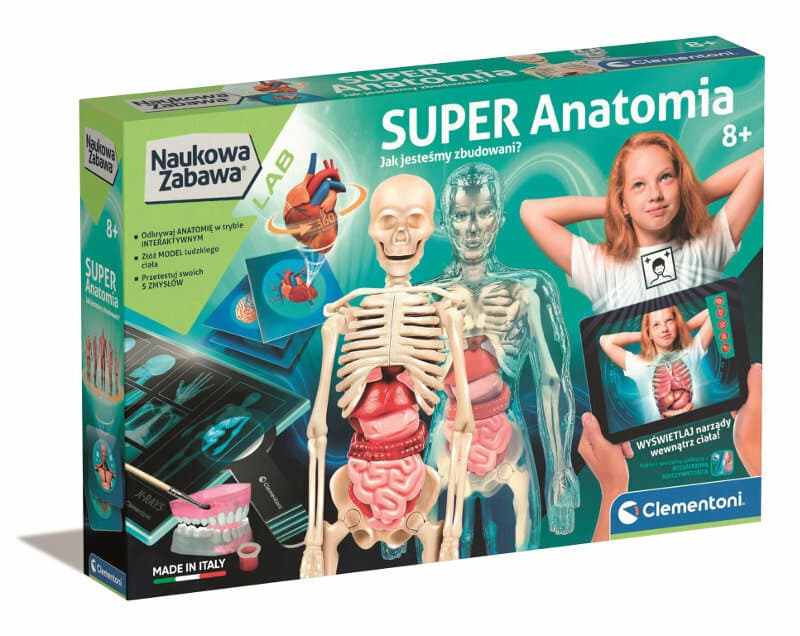 CLEMENTONI Znanstveni komplet "Super anatomija" (PL)