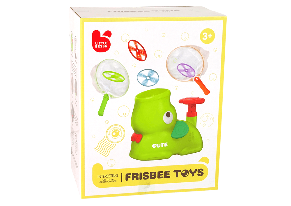 Igra Zgrabi Frisbee "Slon Katapulta" zelena 5