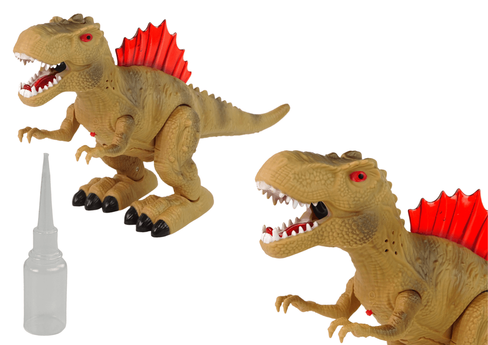 Dinozaver LEAN TOYS, Parjenje, Svetleč, Rjav 3