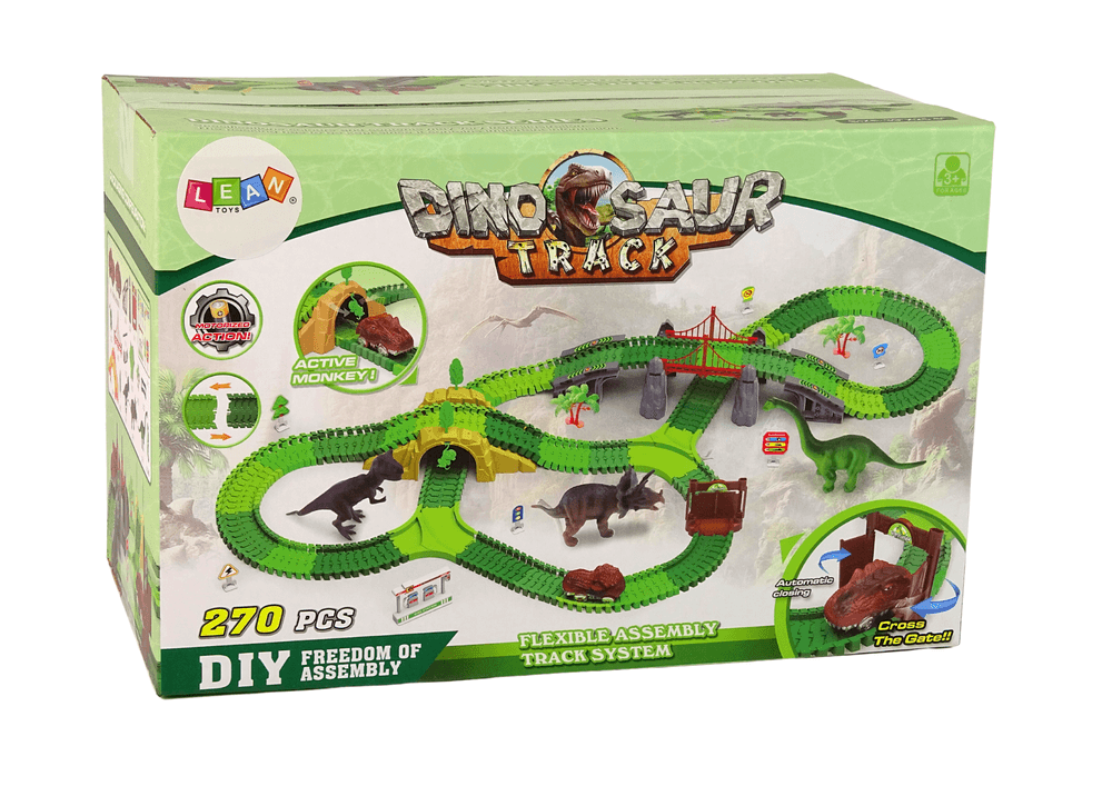 Dirkališče Za Dinozavre LEAN TOYS 270 Delov, Dodatki 3