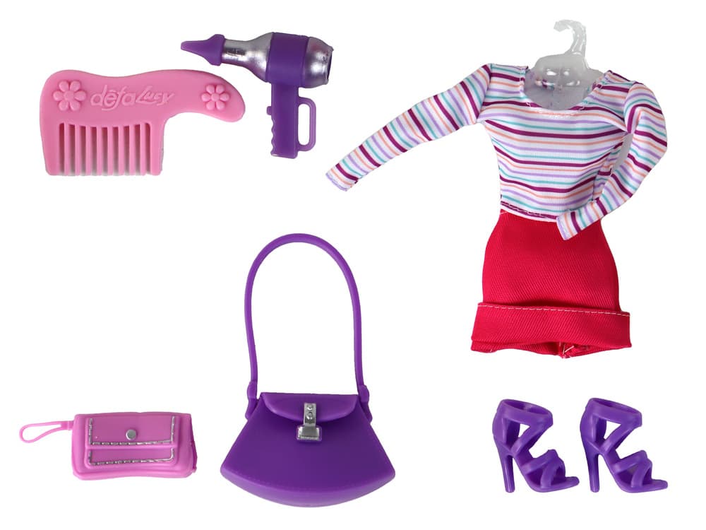 Lutka Lucy noseča z dodatki, LEAN TOYS 5