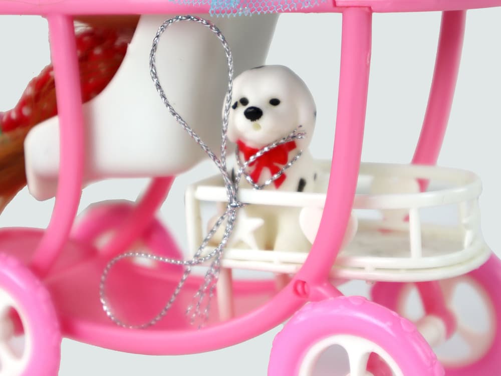 Lutka Lucy noseča z dodatki, LEAN TOYS 6