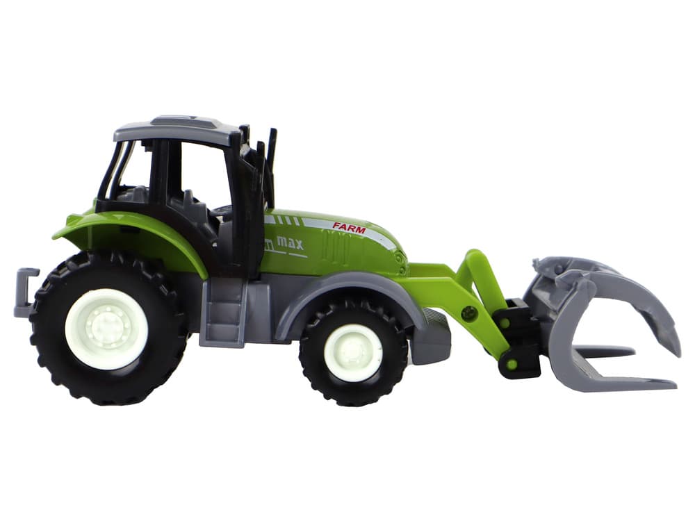 LEAN TOYS Traktor bagr, zelen, Krokodilek 3