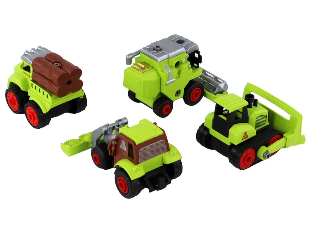 LEAN TOYS Vozila za sestavljanje DIY (4 modeli) 6