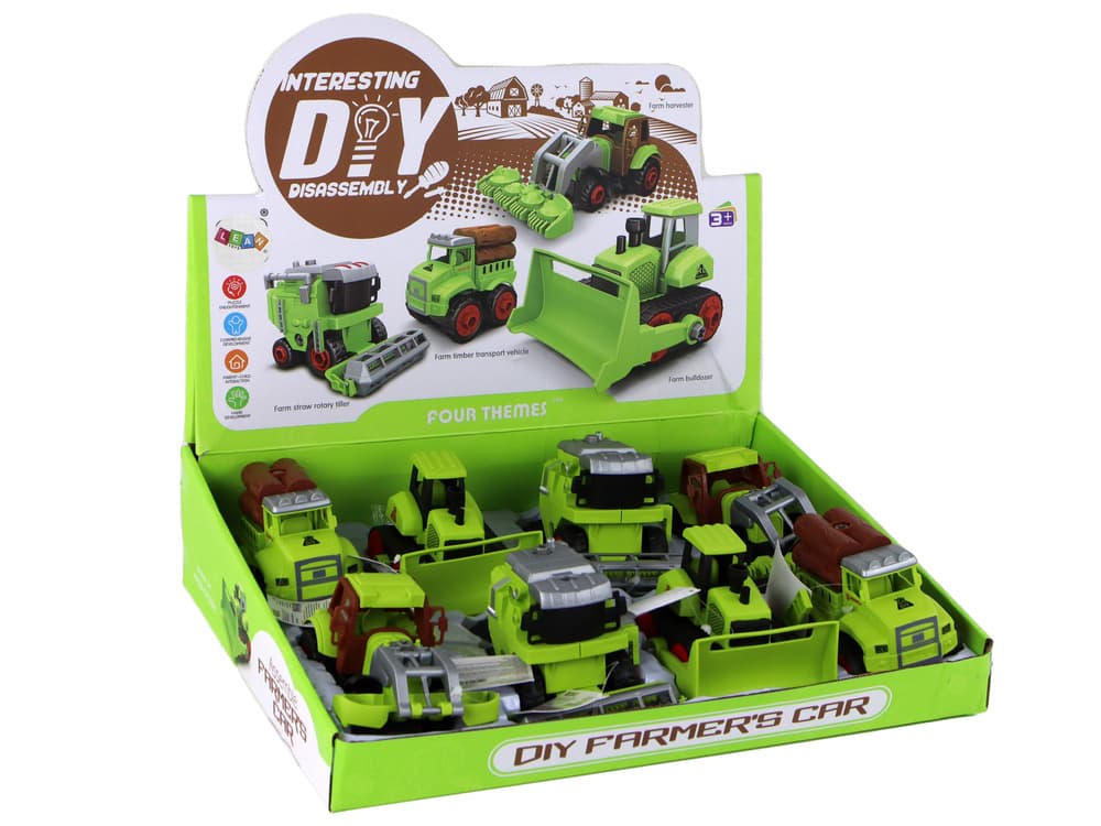 LEAN TOYS Vozila za sestavljanje DIY (4 modeli) 8