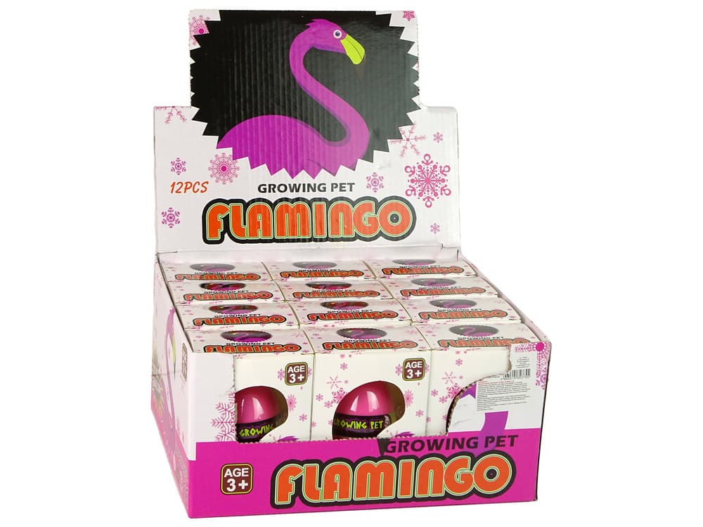 Rastoče Jajce Flaming, 6 cm, Roza 3