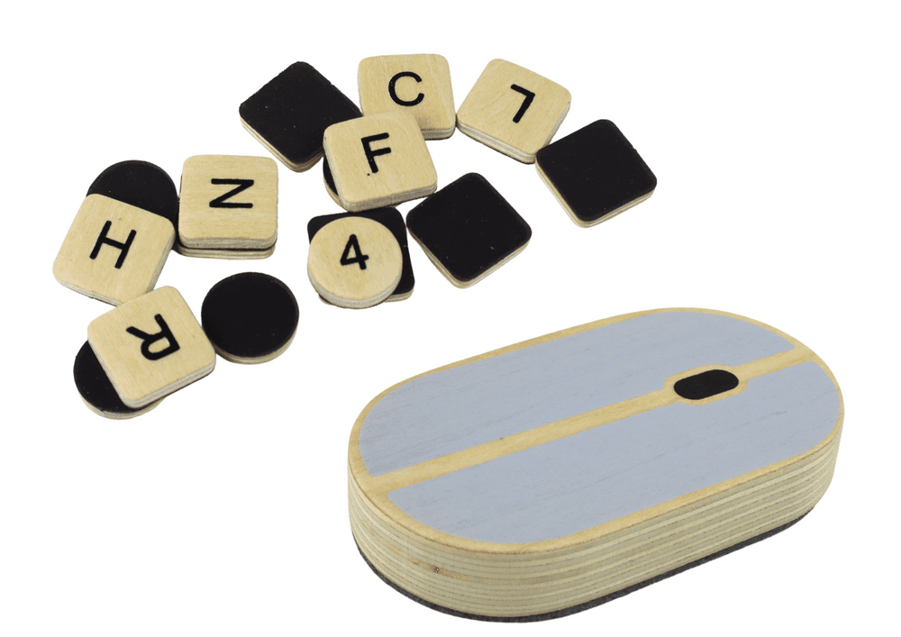 Lesena tablica "Laptop" z dodatki LEAN TOYS 4
