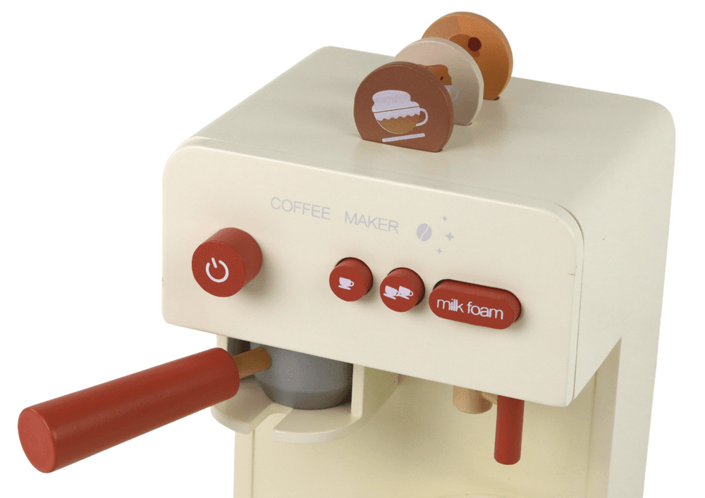 Leseni aparat za kavo LEAN TOYS z dodatki 3