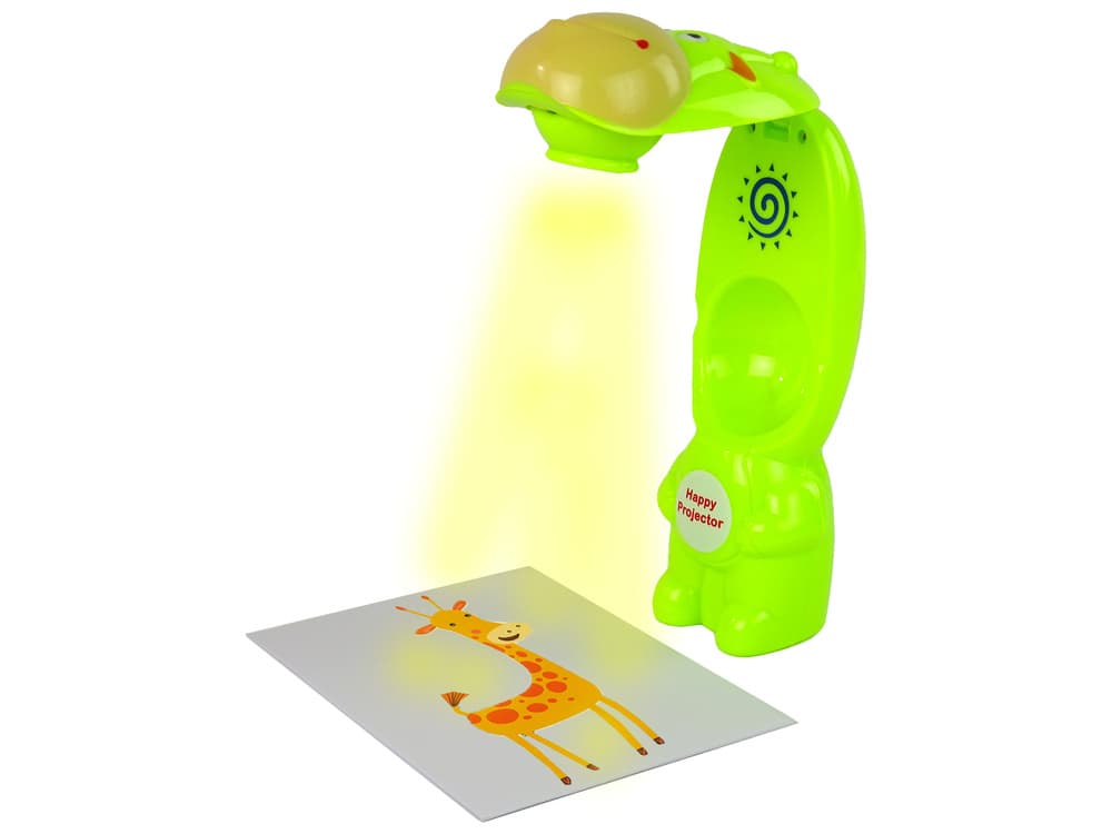 Projektor za risanje LEAN TOYS "Krówka", zelen 2