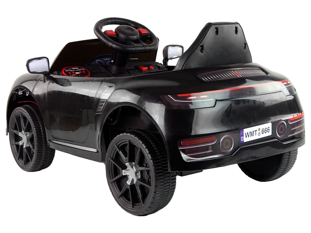 LEAN CARS Akumulatorski avto WMT-666, črn 3
