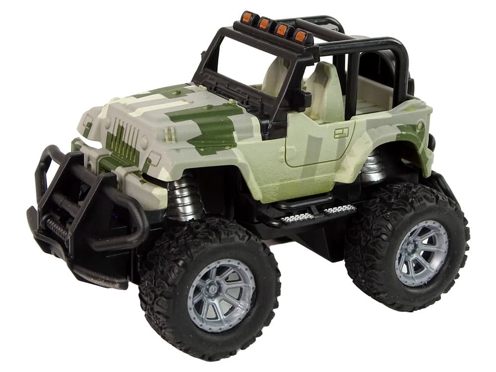 LEAN TOYS Terensko vozilo Off Road R/C 1:43, moro 2