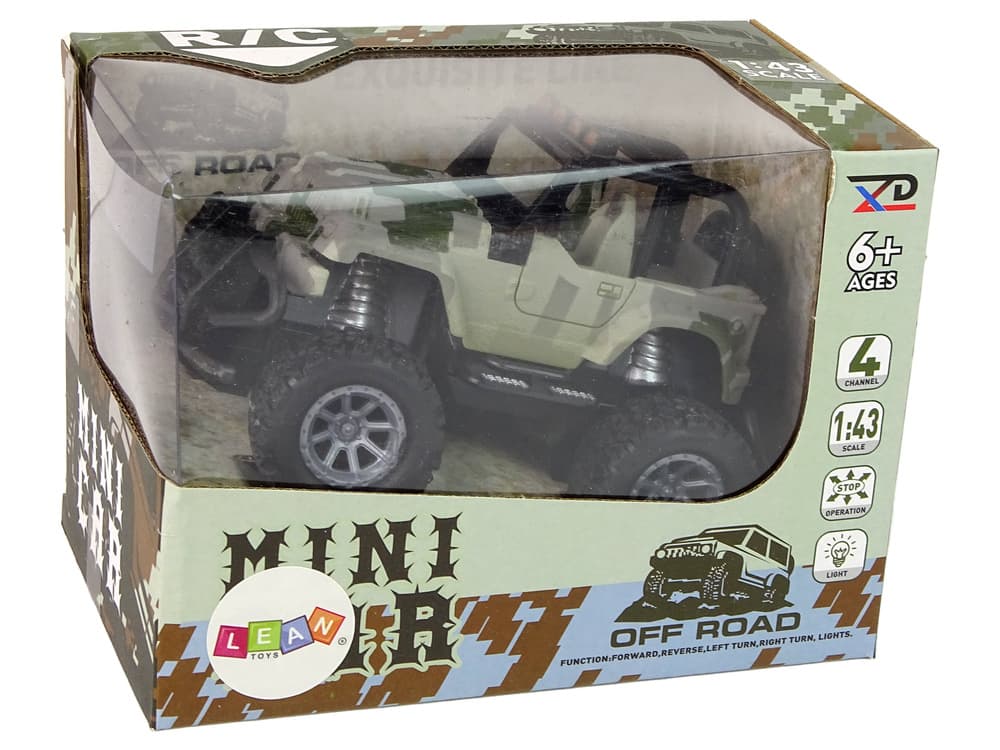LEAN TOYS Terensko vozilo Off Road R/C 1:43, moro 7