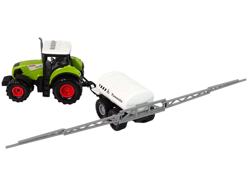 LEAN TOYS Traktor z dvema prikolicama (zrnca/cisterna) 3