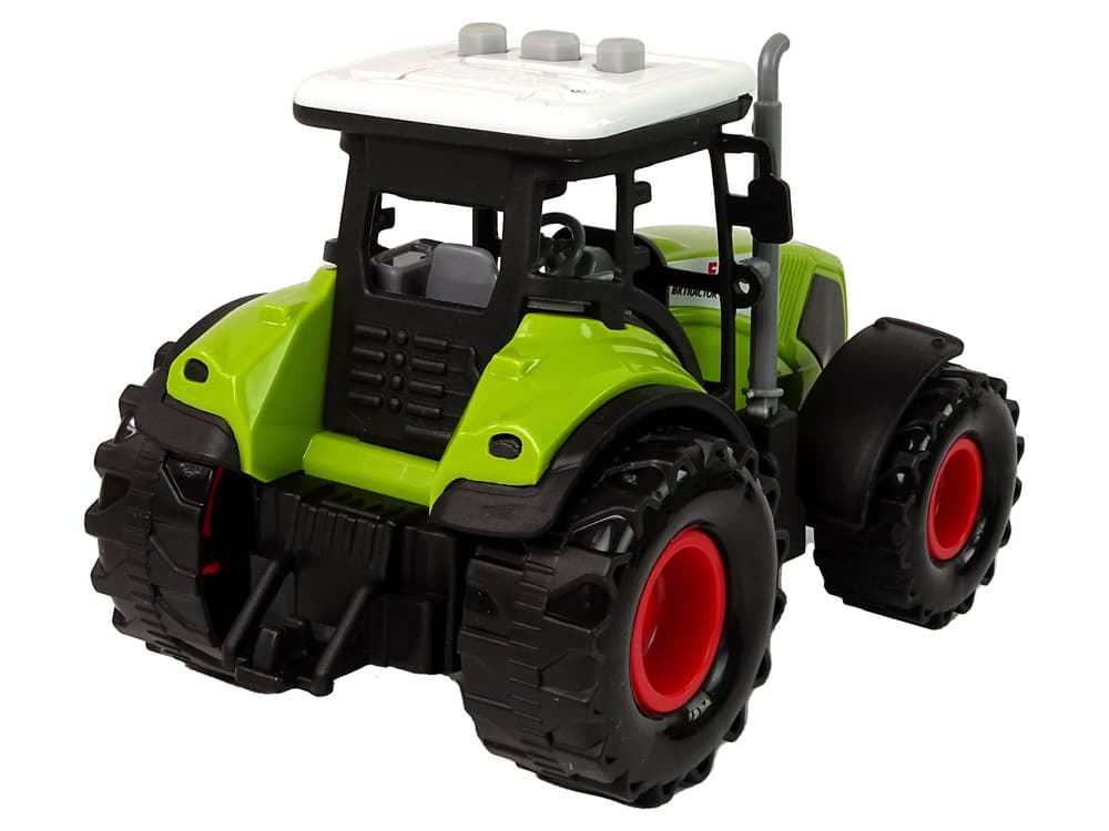 LEAN TOYS Traktor z dvema vrstama prikolic 8