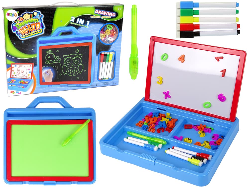 Tablica za risanje Glowing Paint 2v1, magnetna