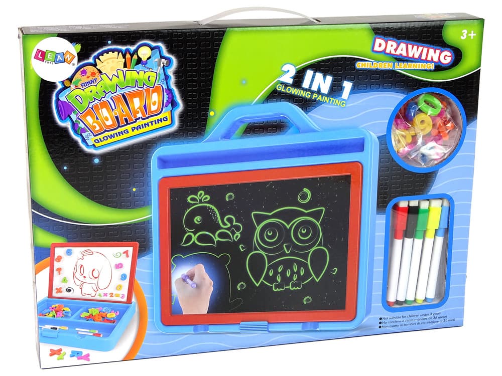 Tablica za risanje Glowing Paint 2v1, magnetna 6