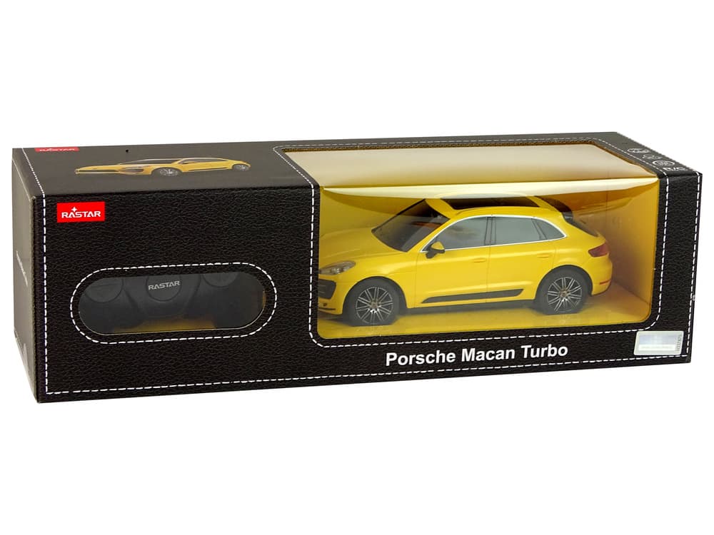 Avto R/C Porsche Macan Turbo, rumeni, 1:24 6
