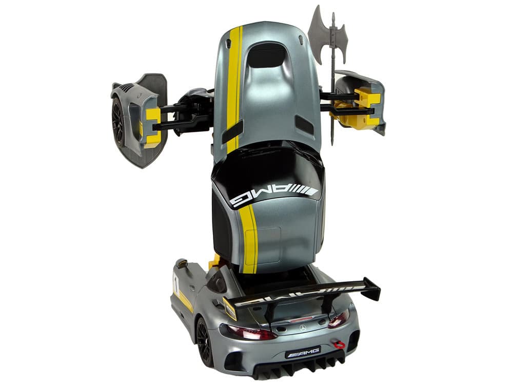 Avto R/C Mercedes Robot Transformers, srebrni, 1:14 4